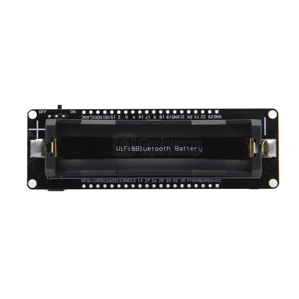 Geekworm ESP32 Wi-Fi Bluetooth макетная плата с 18650 держателем батареи ESP32S ESP 32 инструмент |
