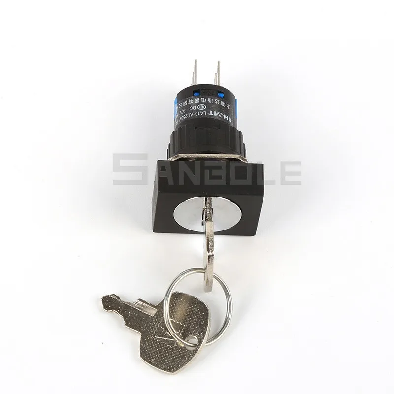 Серебряный контактный телефон Пластиковый Кнопочный Переключатель 220 В/24 В 3