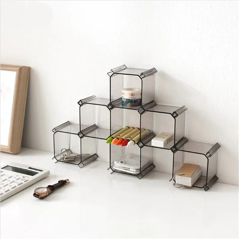 6 шт./компл. ящик органайзер в виде сот держатель для хранения