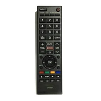 2 pcslot new generic ct 8037 remote control for toshiba 40l3400 40l3400u 50l3400u 65l5400