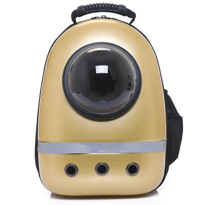 Gold With Hole Космическая капсула для кошек, дорожные сумки для переноски, переноска для домашних животных, дышащий рюкзак для щенков, переносная сумка для собак - Цвет: Gold With Hole