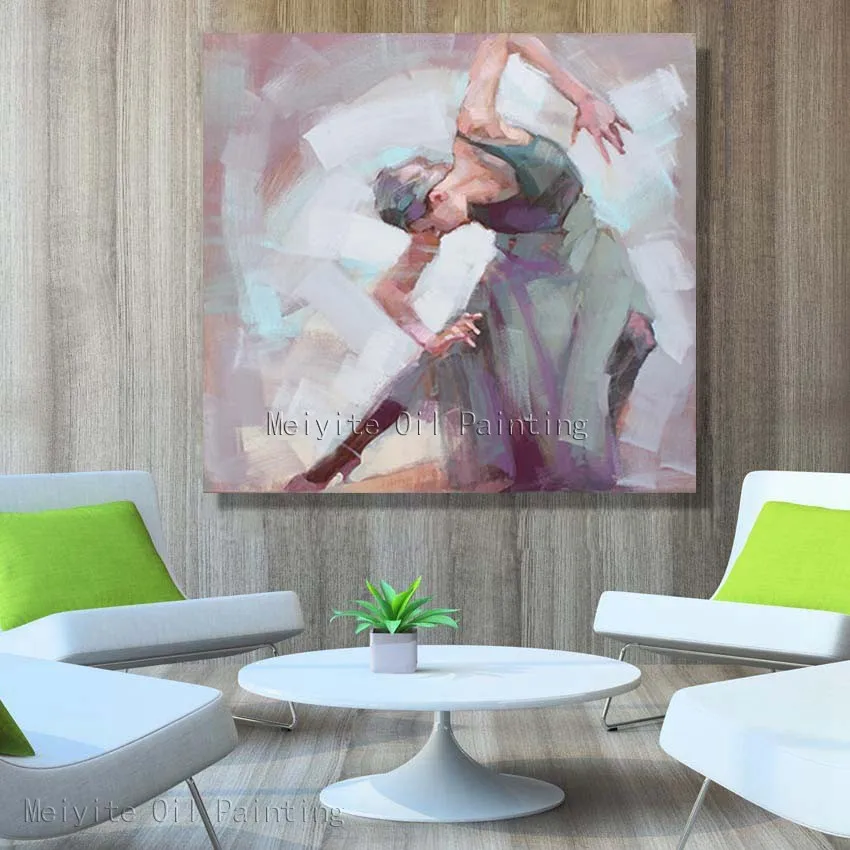 

New Design Hand Painted Oil Painting On Canvas Beautiful Oil Painting Living Room Wall Pictures no Framed Wall Canvas