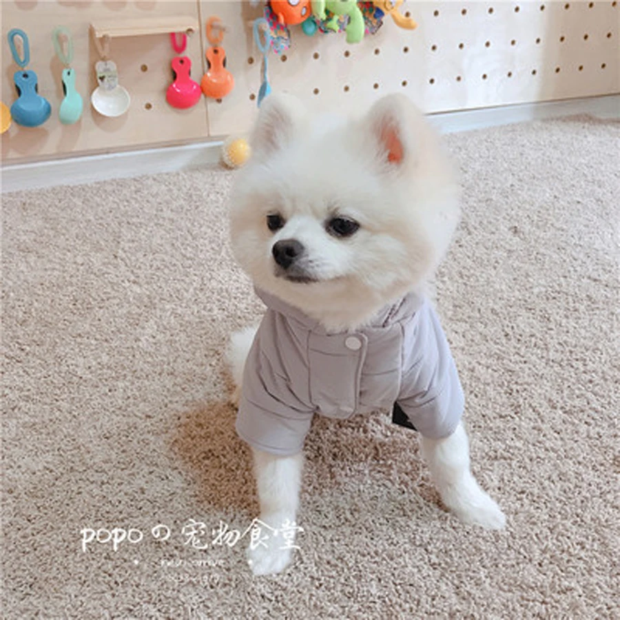 Warm dog clothes for small dogs winter coats cachorro hoodies french bulldog felpe per cani pets costumes 5d0136 |