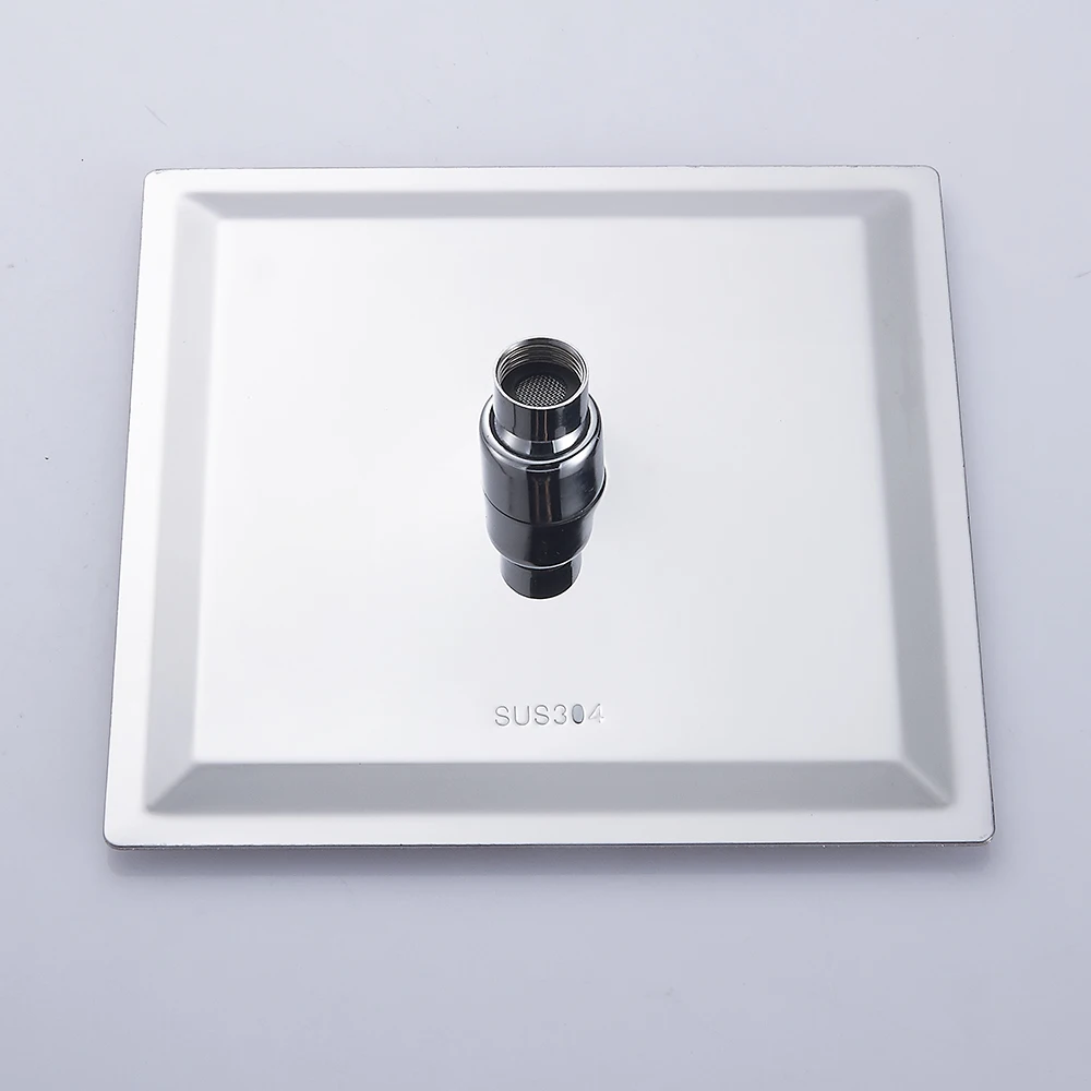 EVERSO 12/10/8/6/4 дюйма осадков Насадки для душа Нержавеющая сталь ультра-тонкий Насадки для душа с хромированной отделкой круглые и квадратные тропический душ