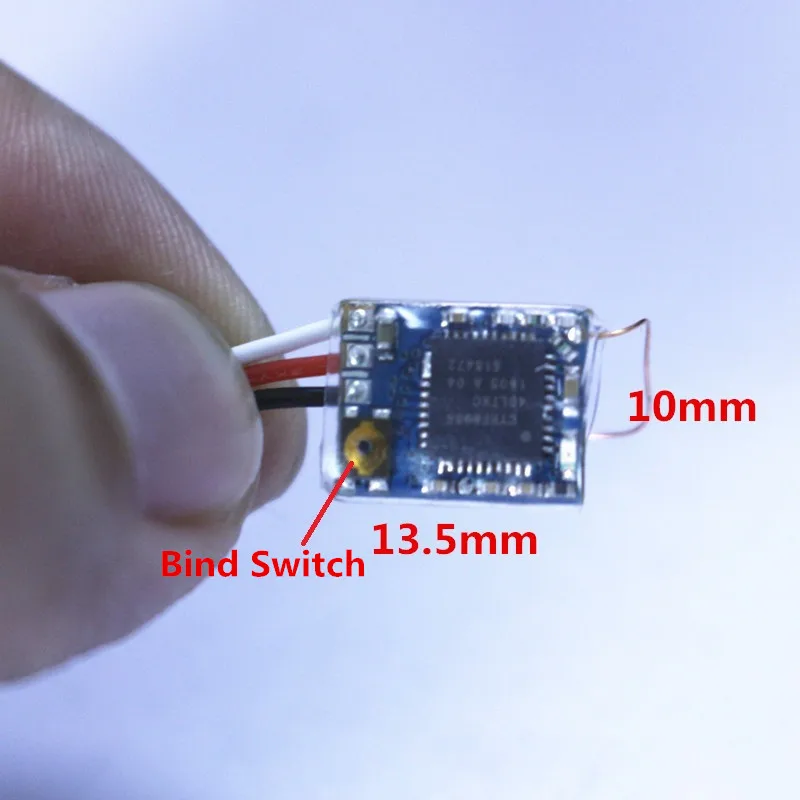 Радиоуправляемый гоночный Дрон мини ресивер 2 4 ГГц 8 каналов S801A микроприемник