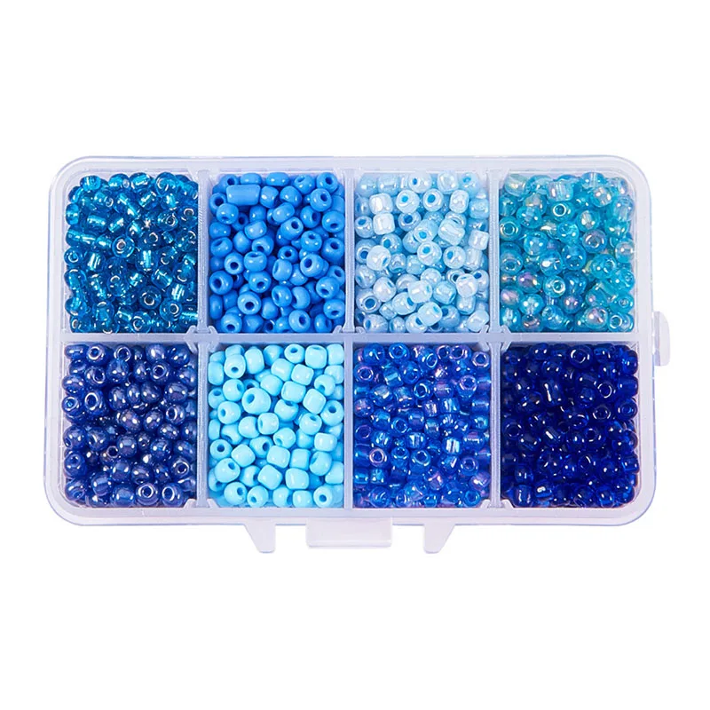 03 diy beads 4 мм DIY бусины ручной работы круглой формы стеклянные бусины DIY Набор для изготовления ювелирных изделий браслет ожерелье DIY аксессуары для ювелирных изделий - Цвет: 03 diy beads