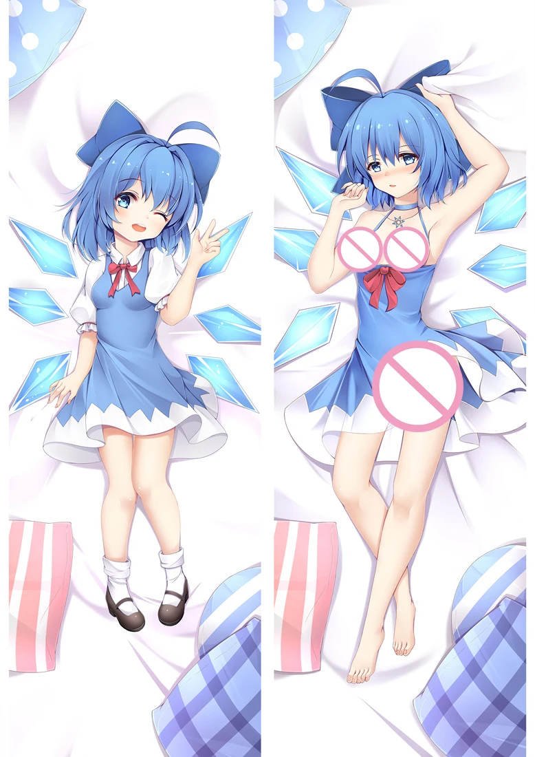 Обновление октября японского аниме TouHou Project Nazrin & Cirno otaku Dakimakura наволочка для тела