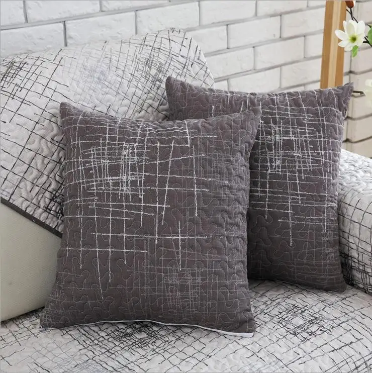 1 шт. Современное покрывало для дивана короткое коричневое/бежевое печатное