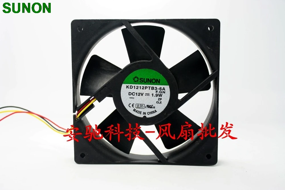 Осевые вентиляторы для охлаждения Sunon 12 В 1 9 Вт см 12025 120 мм|axial fan|120mm cooling fancooling fan 120mm