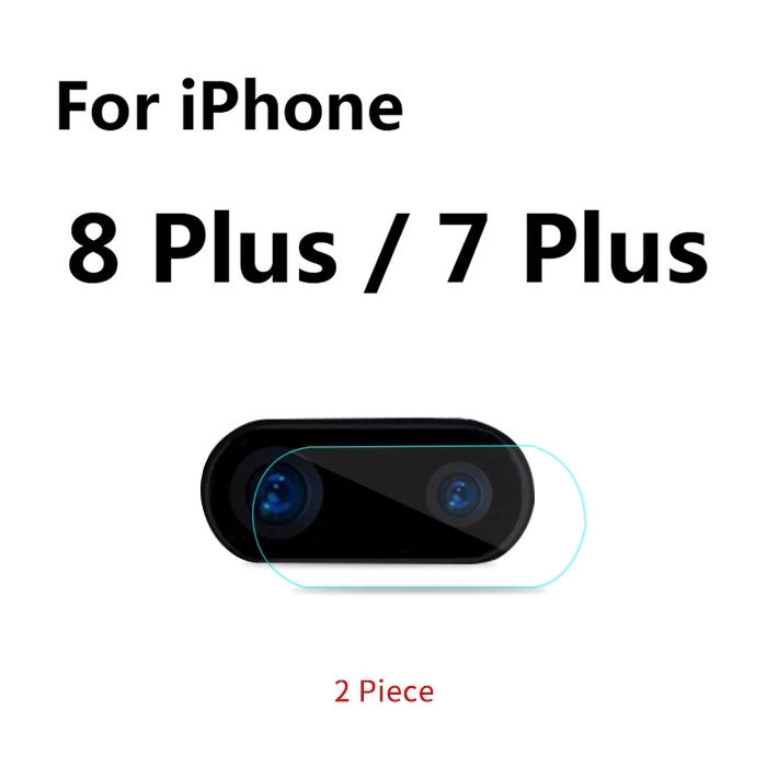 for iPhone 8 Plus 2 шт Камера защитное устройство для объектива закаленное Стекло пленка для iPhone7 8 X samsung s9 s8 note8 s9+ плюс объектив задней камеры протектор - Цвет: for iPhone 8 Plus