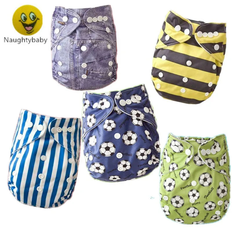 2017 wholesale Naughtybaby Cloth Diapers Newest  print reusable waterproof cloth nappy without Hemp insert 100pcs/lot  T Serise