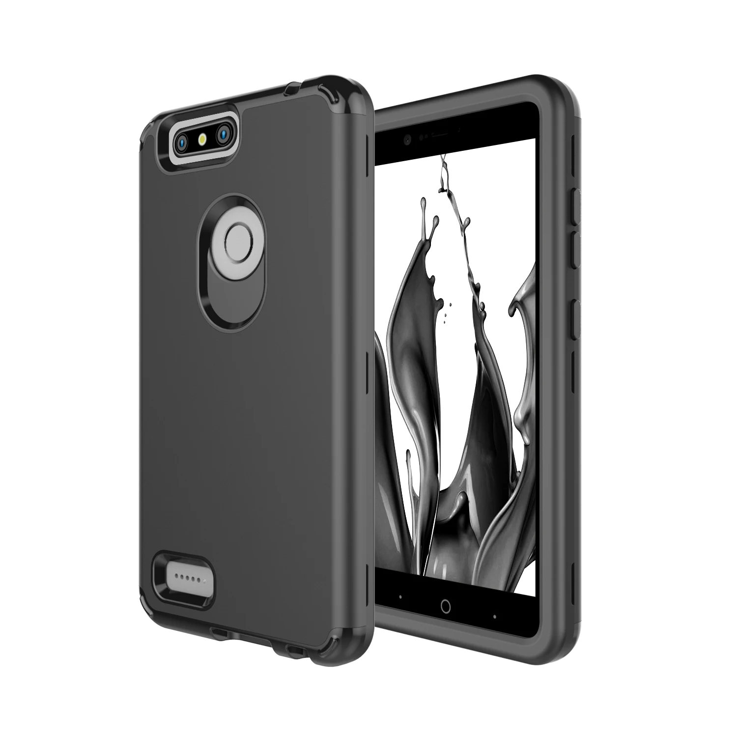 For ZTE Blade Z Max Case Z982 Cover 6.0 3 in 1 982 Flip Phone Bag |