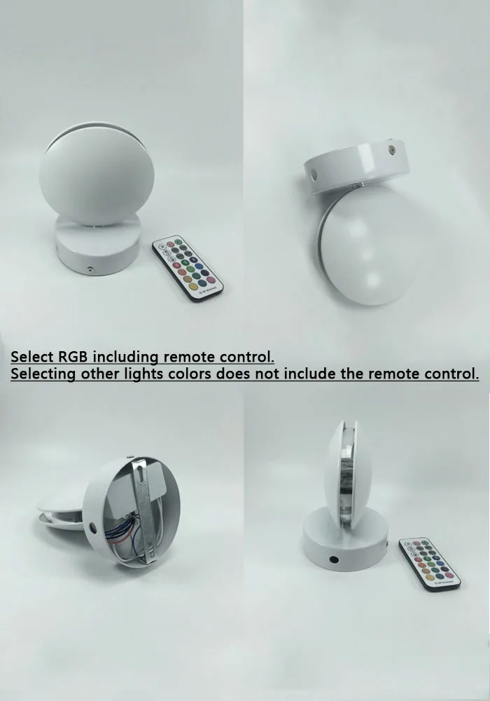 RGB Крытый светодиодный настенный светильник, поверхностный монтаж светодиодный настенный бра лайнер сценический эффект лампа прохода спальня декоративное освещение 85-265 в