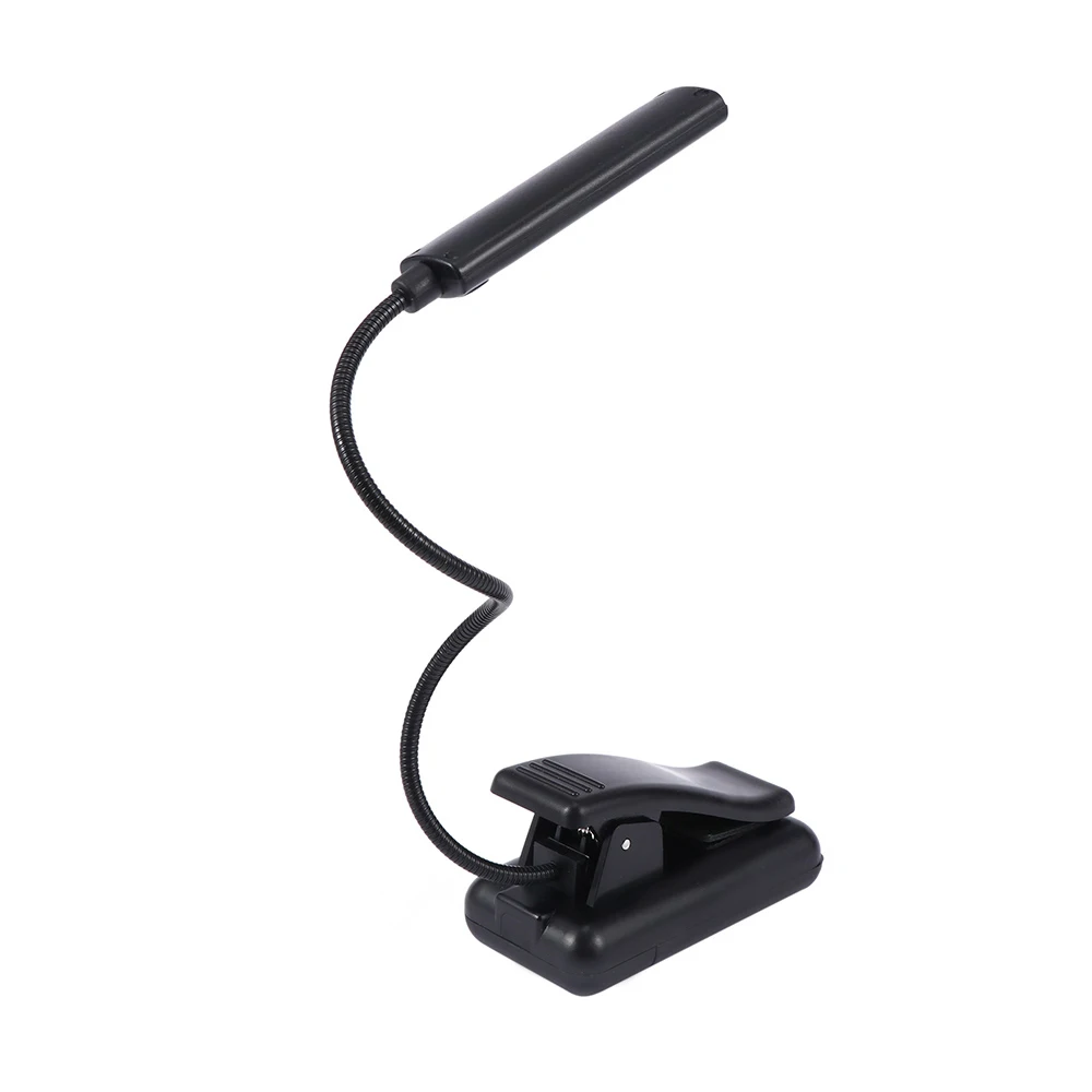 

High Quality 1pc Mini Adjustable LED Lamps Portable Eye Protection Reading Book Light COB LED bulbs Clip on Travel Desk Light