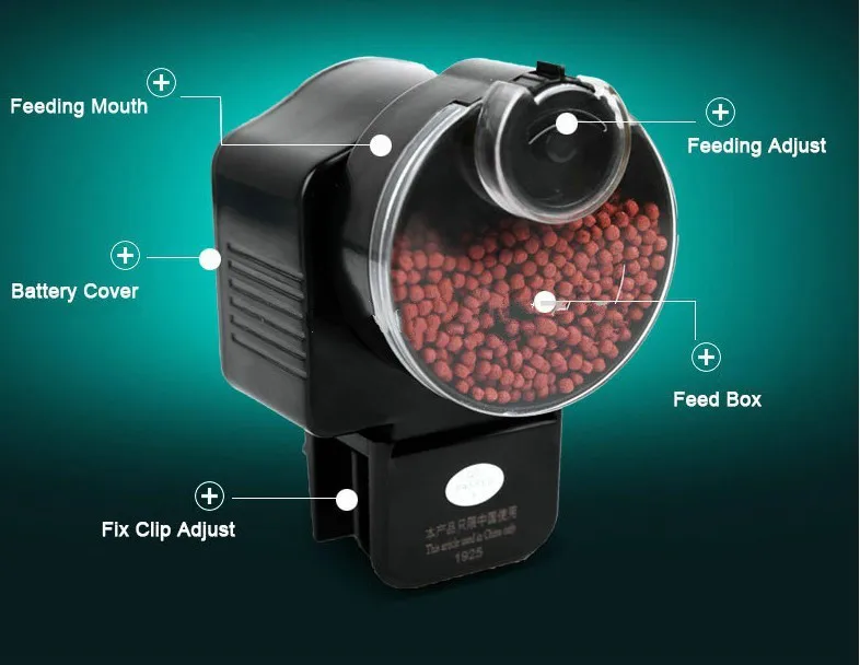 Автоматическая аквариумная чаша кормушка для еды аккумулятор рыбы цифровой