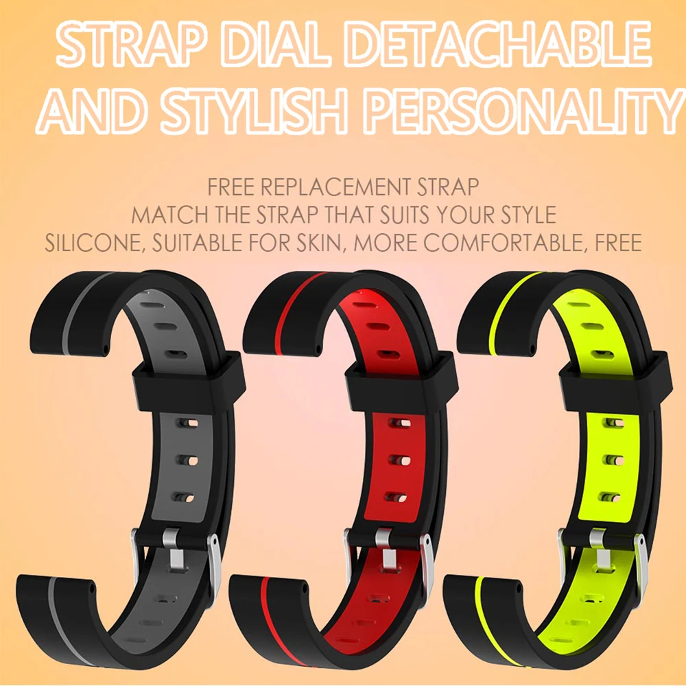 водонепроницаемое IP68 женский на русском языке фитнеса умный Браслет с измерения