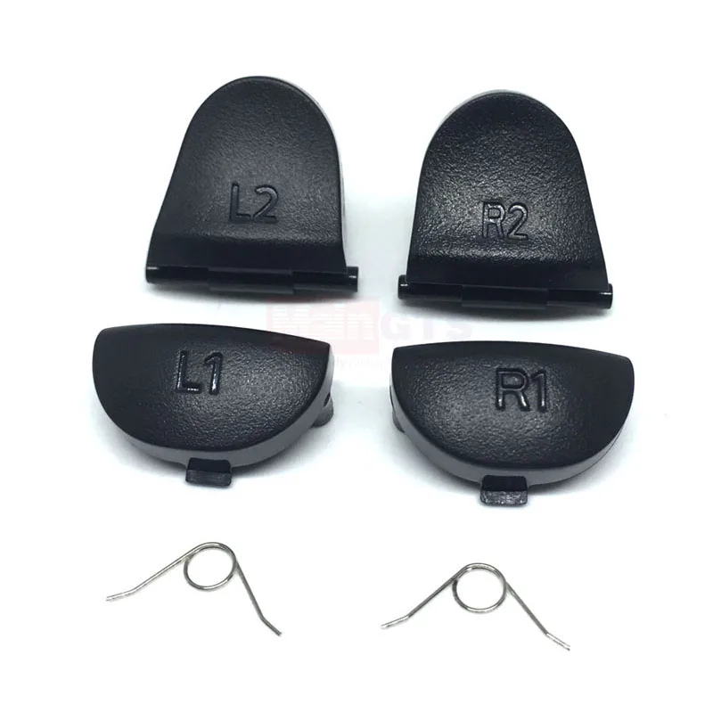 Полный набор черных кнопок-триггеров для PS4 L1 R1 L2 R2 сменные кнопки игрового