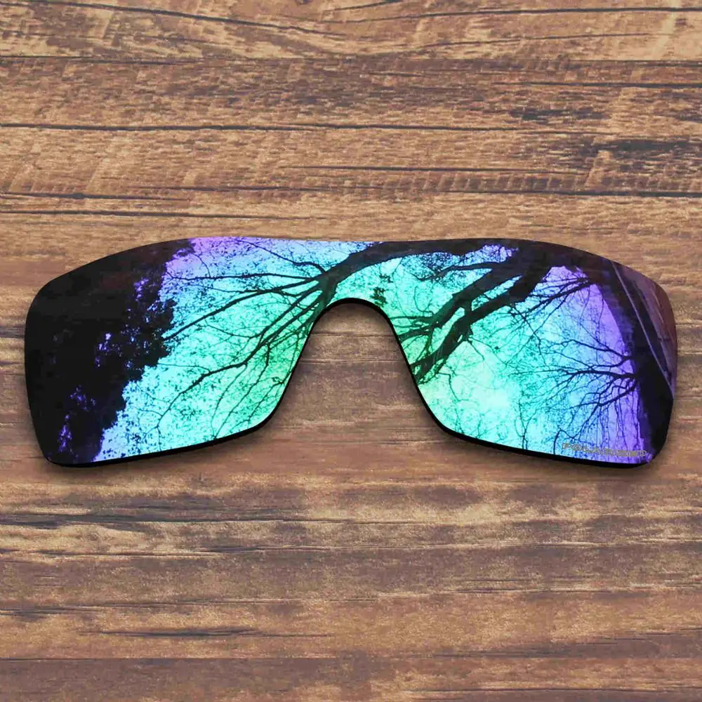 Green Mirrored ToughAsNails устойчивы к коррозии морской воды поляризованные Сменные линзы для солнцезащитных очков Оукли Batwolf-несколько вариантов - Цвет линз: Green Mirrored