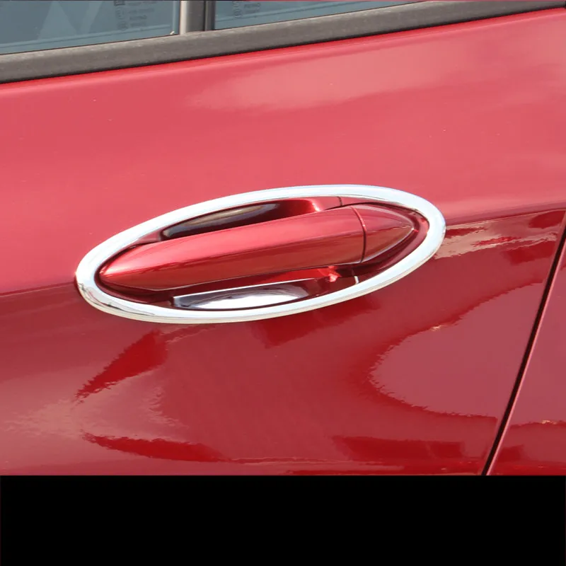 

FUNDUOO For Opel Astra K 2016 2017 2018 Vauxhall Astra K Holden Astra Car Door Handle Cover Trim Pad Sticker Molding Styling