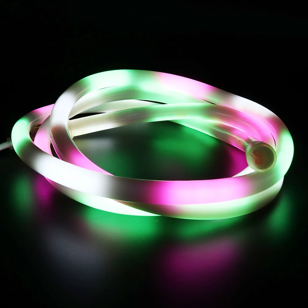 2835 неоновый светильник 220 В RGB светодиодный неоновая полоса освещения 120