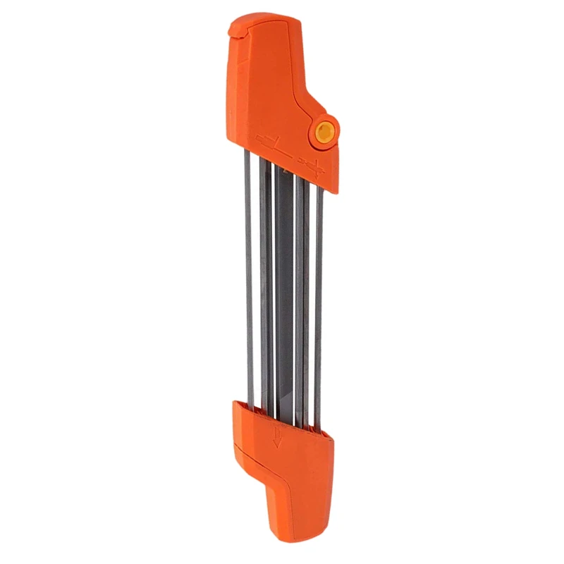 Manual Chainsaw Saw Chain Sharpener 5/32P 4.0Mm Replacement Grinding Tool Fast-Sharpening Sharp Filing Guide (Ora | Инструменты