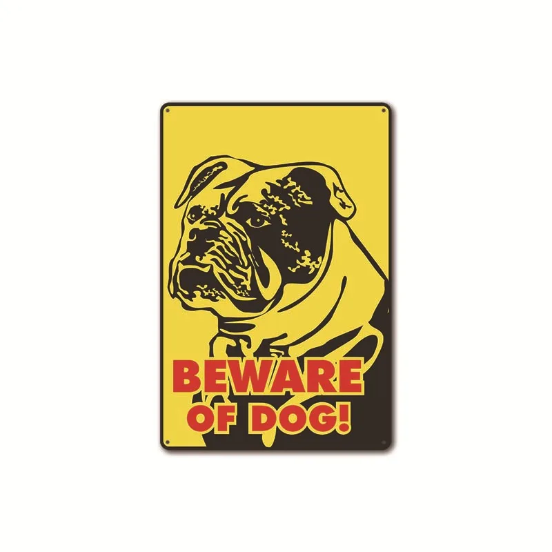 20X30CM Placas Decorativas Metalicas винтажный Остерегайтесь собаки! Tuinposter Buiten labradodle внимание собаки размер: 20*30 см - Цвет: 20X30CM