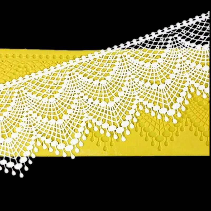 Корона с жемчугом силиконовый шнурок мат граница украшения Свадьба Помадка Торт