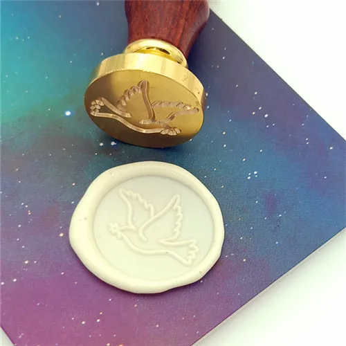 Peace Dove Свадебная печать набор восковых печатей/уплотнение логотип с