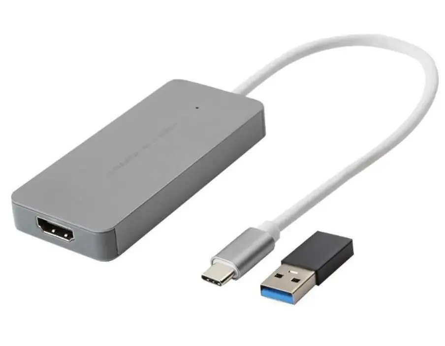 Ezcap265C 1080P HD 60fps USB 3,0 type C к HDMI UVC видео игра захват прямая потоковая для Windows OS X Lunux MAC алюминиевый сплав