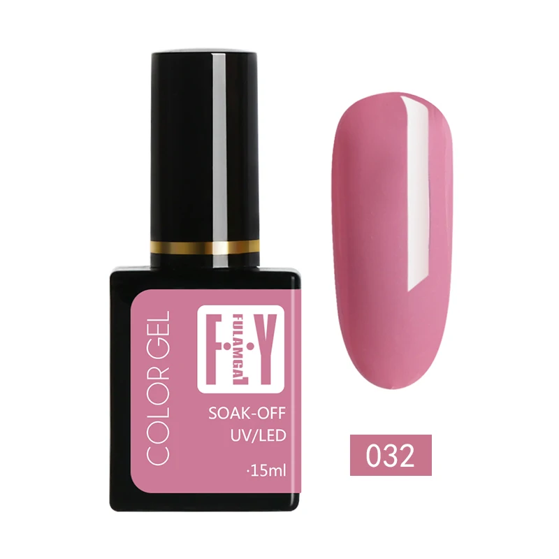 Гель-лак для ногтей Nude 15 мл Гель-лак УФ замачиваемый светодиодный гель Nagellak лак Гибридный гвоздь Гель-лак Полупостоянный дизайн ногтей - Цвет: gellak uv 032