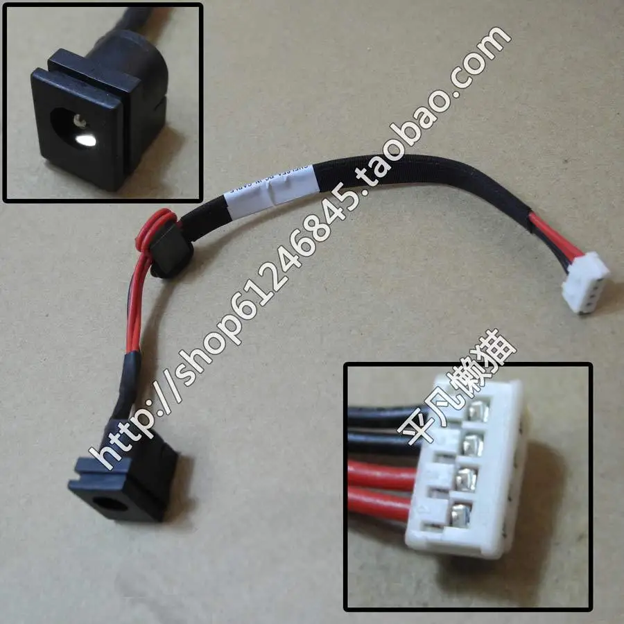 

WZSM New DC Power Jack with cable for Toshiba C600 Jack Socket Power Connector