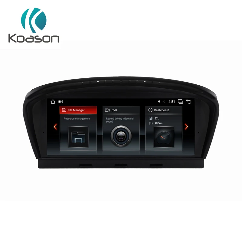 Koason Android 8 1 автомобильный Радио мультимедийный плеер для BMW 5 серии E60 E61 E63 E64 3 E90 E91