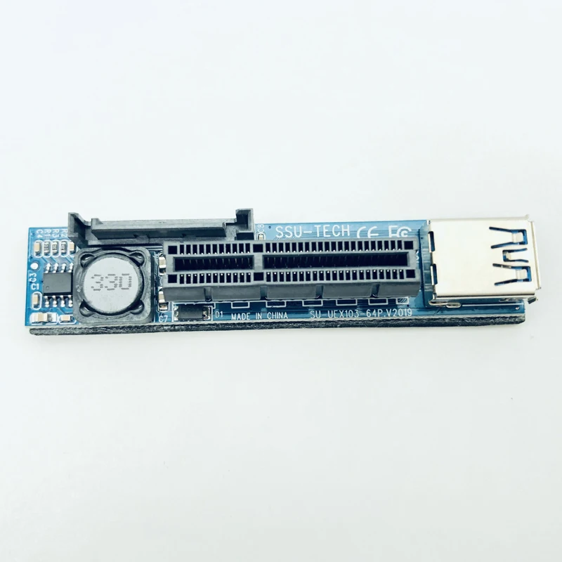 Плата расширения BTBcoin PCI E Райзер PCIE Express X1 до X4 карта адаптер с удлинителем 30 см