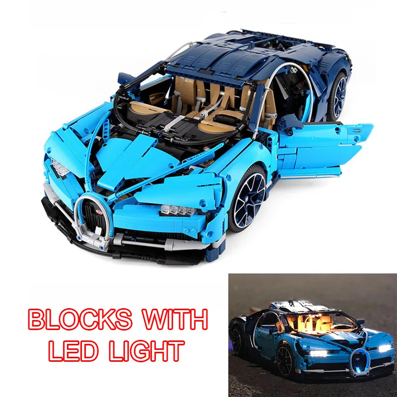 NO BOX Decool блоки Bugatti Утюги совместимые 20086 IegoSet Technic Voiture 42083 Строительные кирпичи обучающая игрушка подарок для Chlidren - Цвет: NO BOX