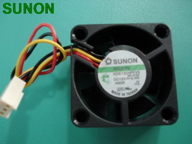 Оригинальный охлаждающий вентилятор для сервера Sunon KDE1204PKV3 4020 40X40X20 DC 12V 0 40 W |