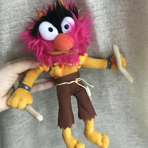 Animal Зеленая лягушка Muppets Элмо Кермит и друзья Фоззи Медведь животное гонзо мягкая плюшевая большая кукла игрушка лучший подарок - Цвет: Animal