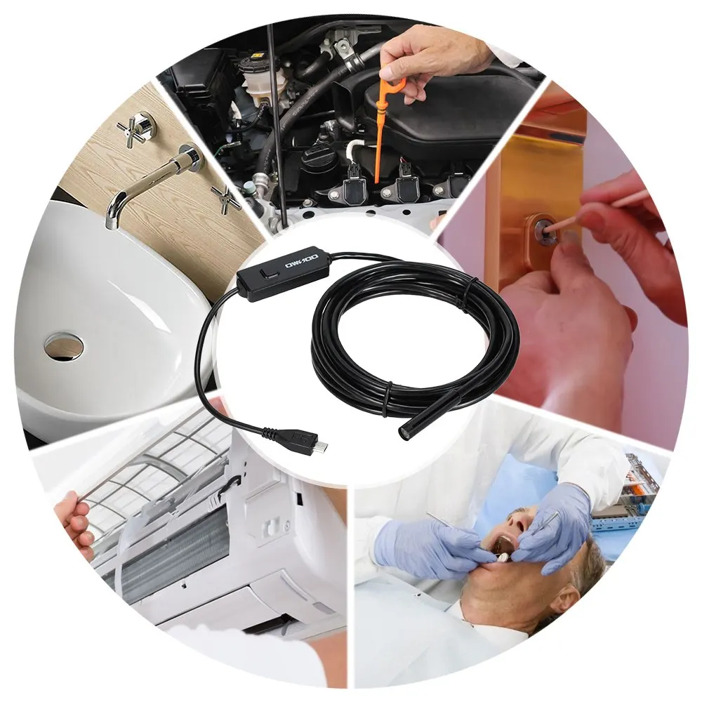 Автомобильный диагностический сканер Android инструмент OTG USB проводной эндоскоп
