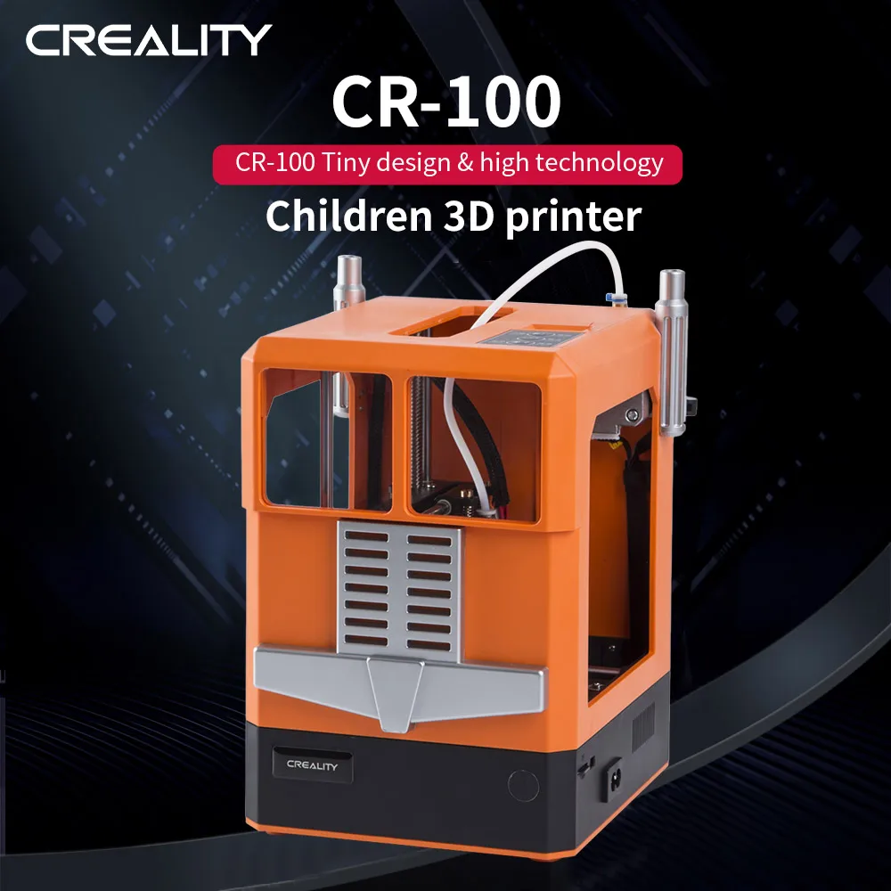 Creality 3D CR-100 компактный размер настольный 3d принтер Полностью Собранный автоматическое выравнивание с пультом дистанционного управления 8 Гб карта памяти
