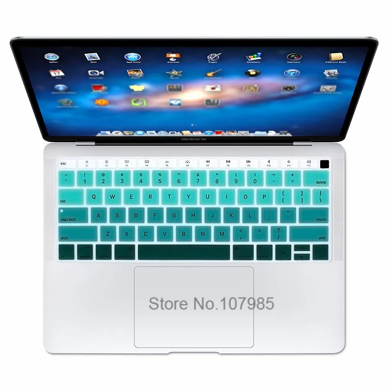 Для Apple MacBook Air 13 дюймов 2018 A1932 с сенсорной панелью Touch ID постепенный Цветной