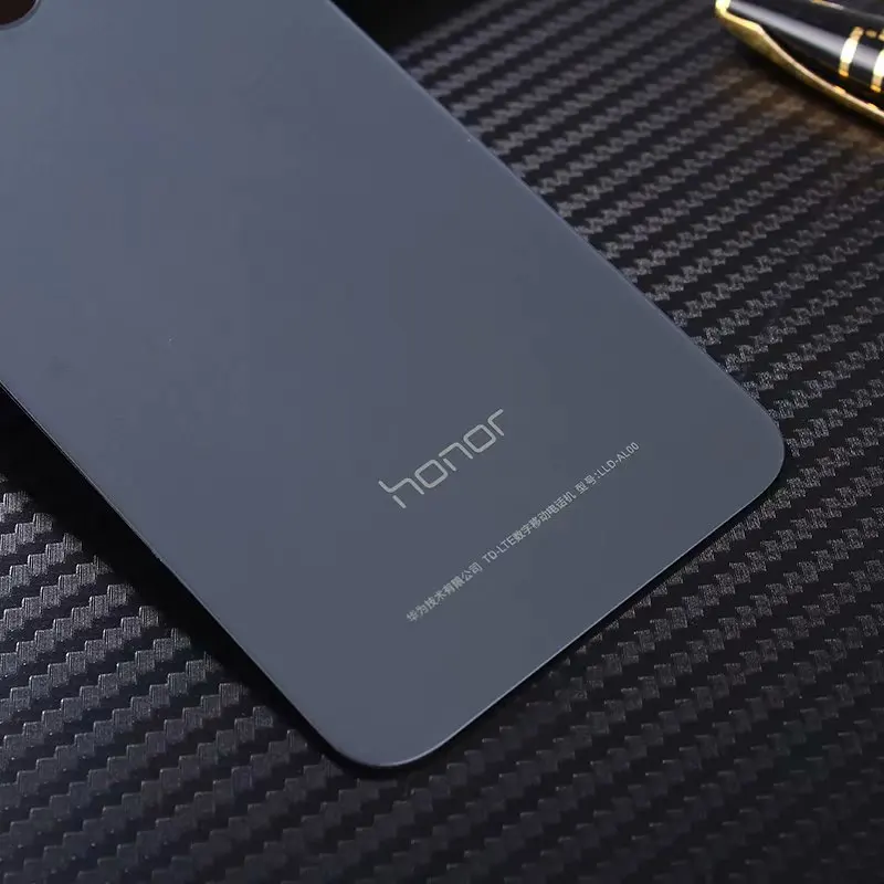 Корпус для huawei Honor 9 Lite стеклянная задняя крышка батарейного отсека Запасные части для мобильного телефона чехол