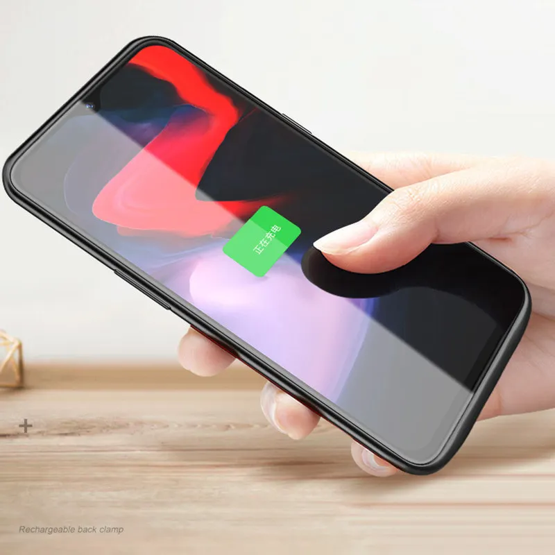Для Oneplus 6 T чехол для аккумулятора зарядного устройства Smart 4700 Mah power Bank | Мобильные