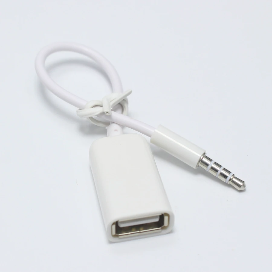 EClyxun 1 шт. 3 5 мм штекер AUX аудио разъем USB 2 0 Женский конвертер кабель Шнур