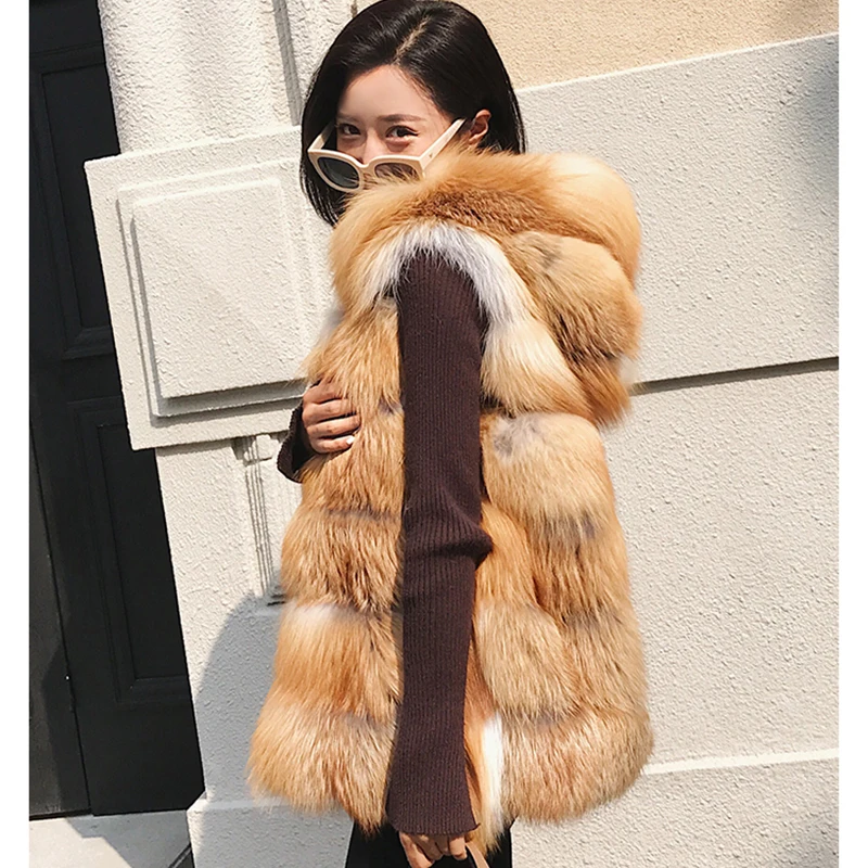 New Fox Fur Leather Fur Coat Ladies Single-Breasted Slim Warm Jacket Leather Grass Short Paragraph Fur Coat Temperament Wild05