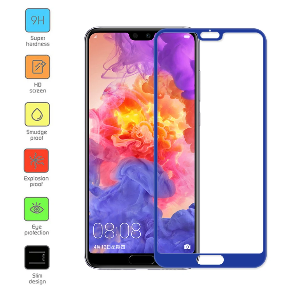 Защитное стекло 5D закаленное Стекло для huawei Honor 10 Стекло Экран протектор для huawei Коврики 9 10 Pro P20 Lite Honor V10 V9 7 фильма протектор