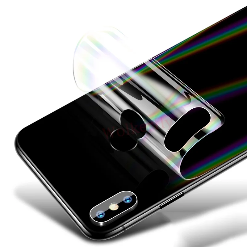 6D Глянцевая Гидрогелевая пленка для Xiaomi mi 8 9 SE mi x 3 2 2s цветная блестящая Передняя и задняя пленка для Xiaomi mi 8 mi 9 SE не стеклянная пленка