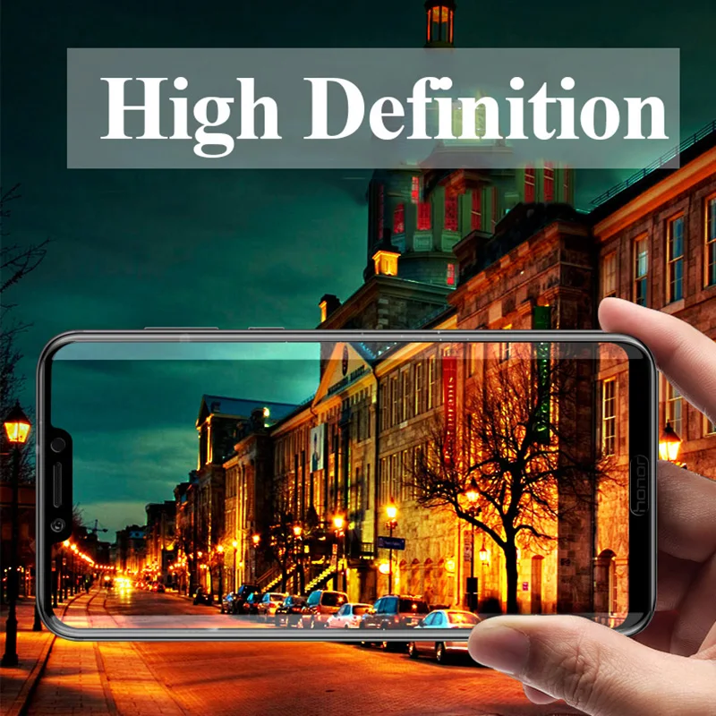 Полное покрытие Защитное стекло для honor 10 на 9 свет huawei lite honer huavei hono tremp защита