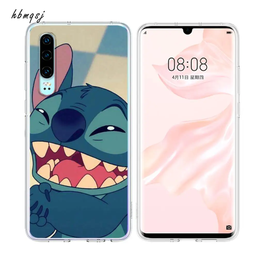 Чехол для huawei p20 lite силиконовый мягкий чехол с милым мультяшным Микки