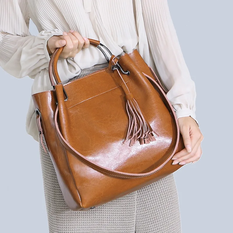 Luxury Genuine Leather Women Handbags Crossbody Bags For Brand Designer Tote Bag New Trend Color Lady | Багаж и сумки
