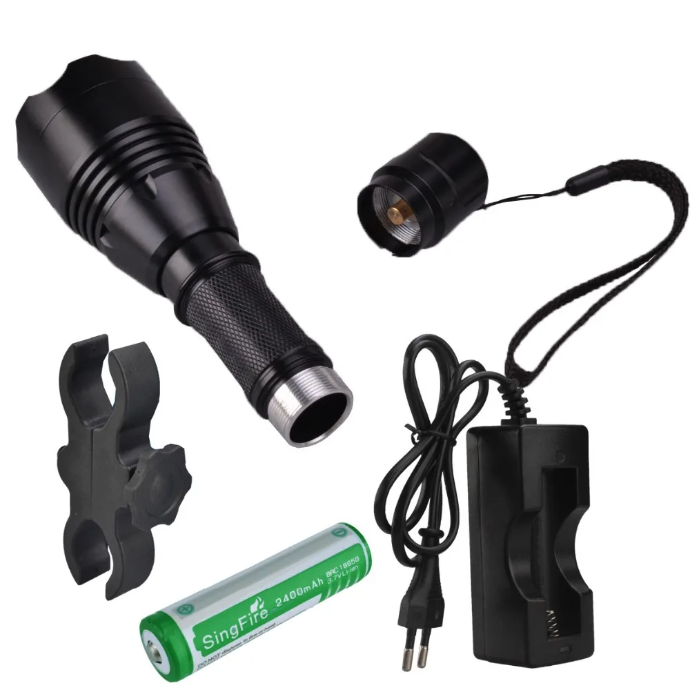 SingFire SF 360G CREE XP E G4 R2 550lm 3 Режим масштабирования зеленый охотничий фонарик черный