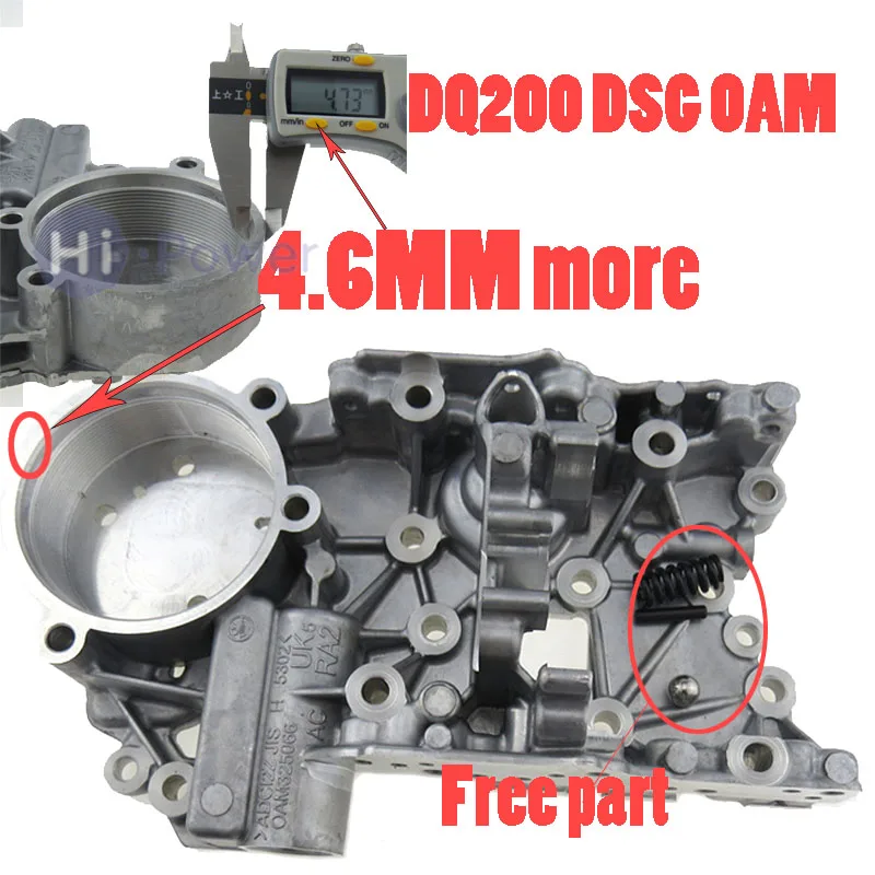 Накопить корпус 4,6 DSG DQ200 0AM 0AM325066AC 0AM325066C 0AM325066AE 0AM325066R корпус клапана коробки передач для Audi Skoda 7 скорость